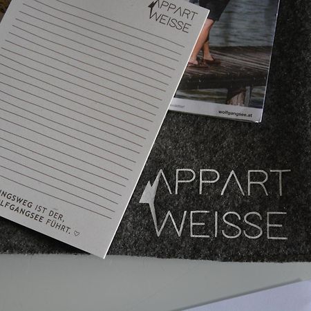 Appart Weisse Urlauben Am Wolfgangsee Sankt Gilgen Exterior foto